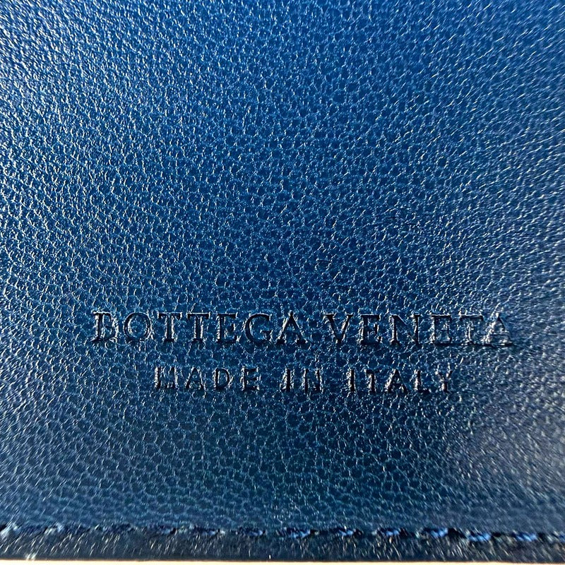 Authentic Bottega Veneta Intrecciato Woven Leather Long Wallet