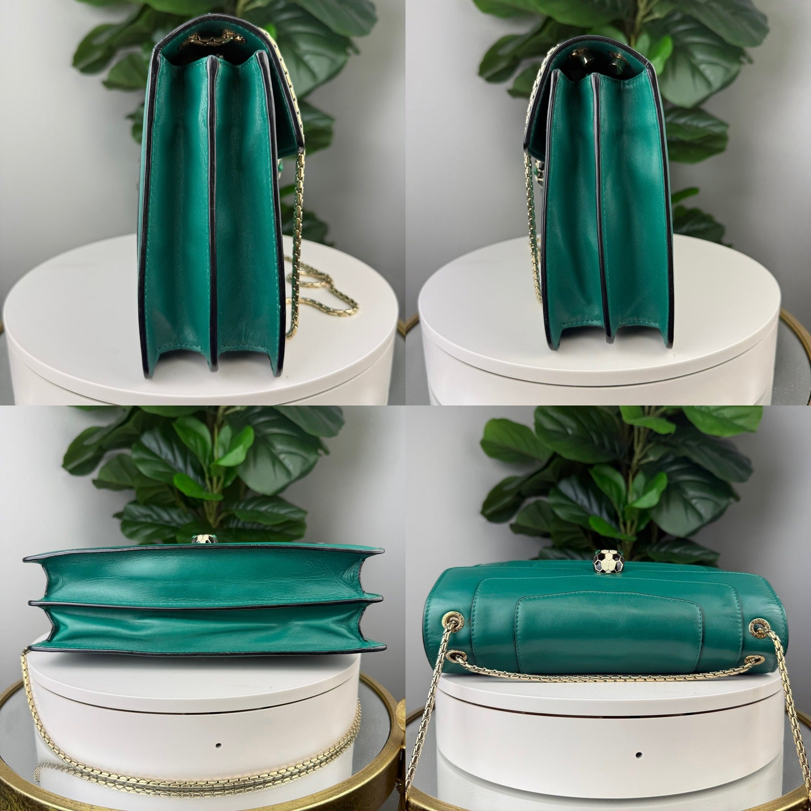 Bulgari Serpenti Forever green - sides and bottom