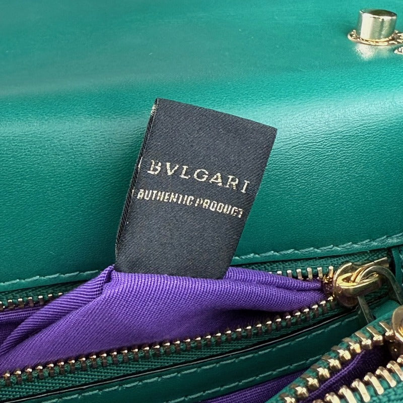 Bulgari Serpenti Forever green - authenticity tag