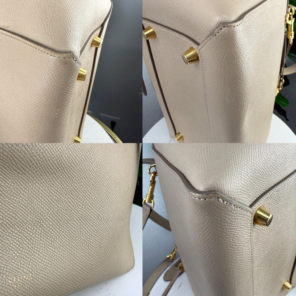 Authentic Celine Leather Mini Belt Bag