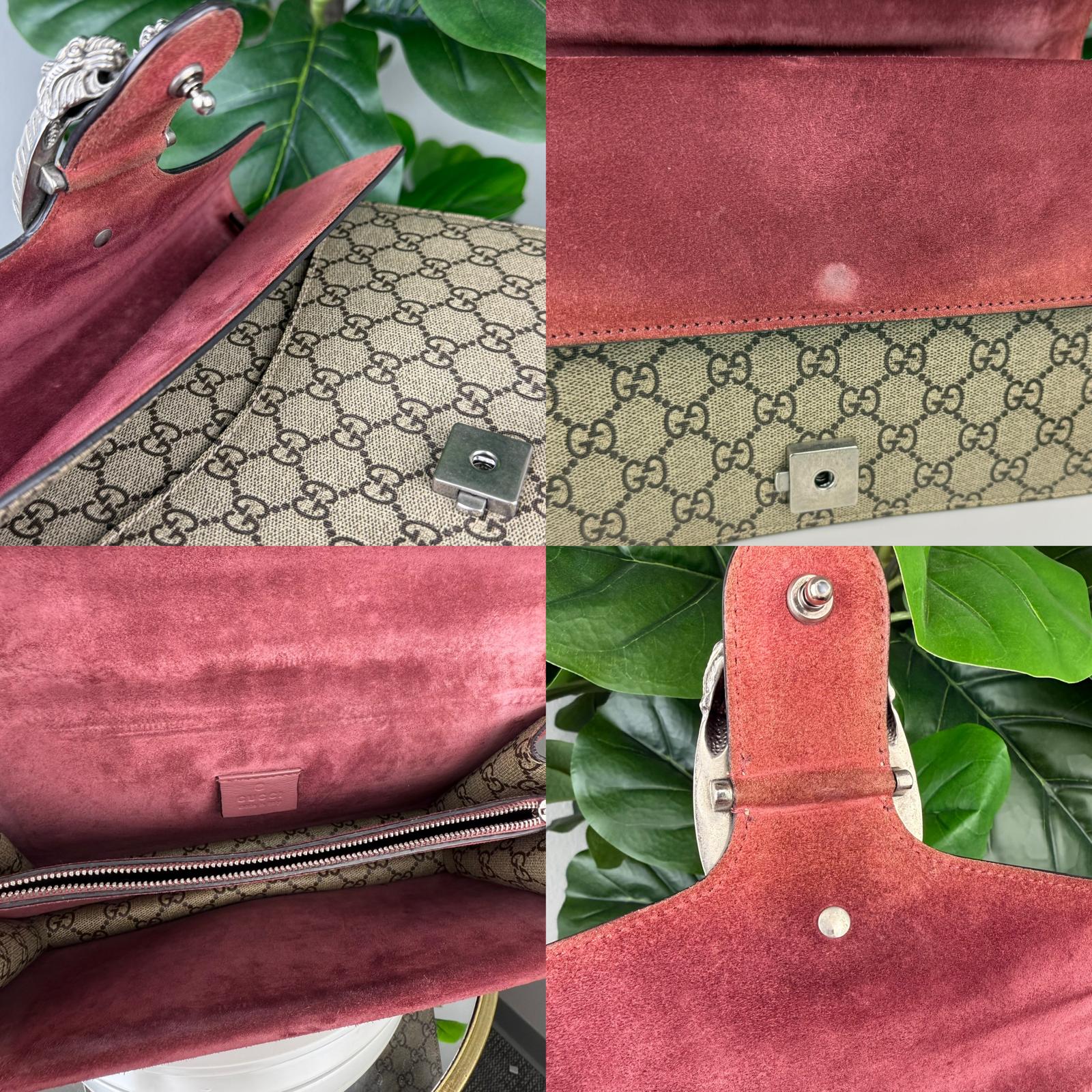 Authentic Gucci Dionysus Shoulder Bag GG Supreme Blooms