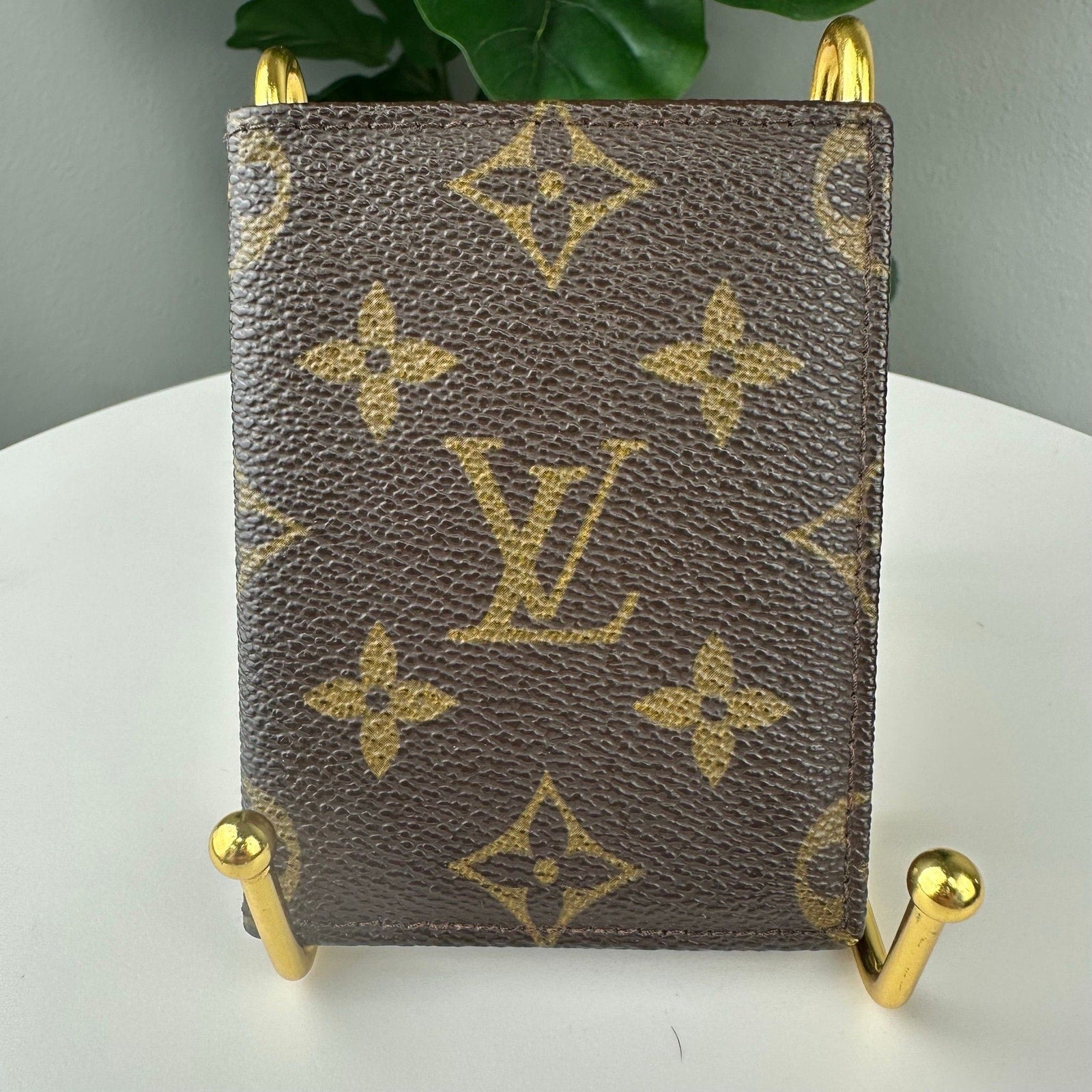 💎Authentic Louis Vuitton Monogram Pocket Organizer Card Holder Wallet