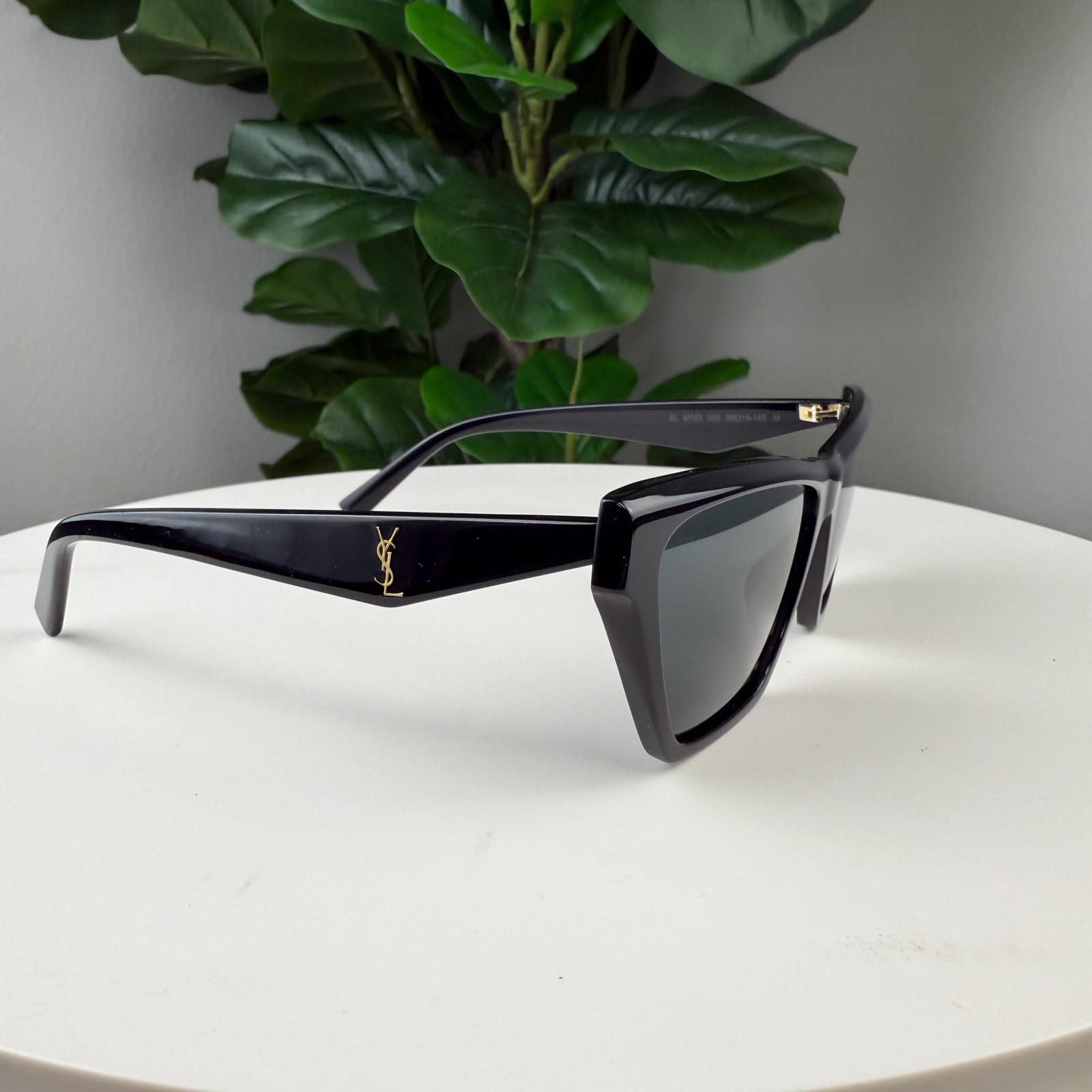YSL SAINT LAURENT EYEWEAR Cat-Eye Acetate Sunglasses