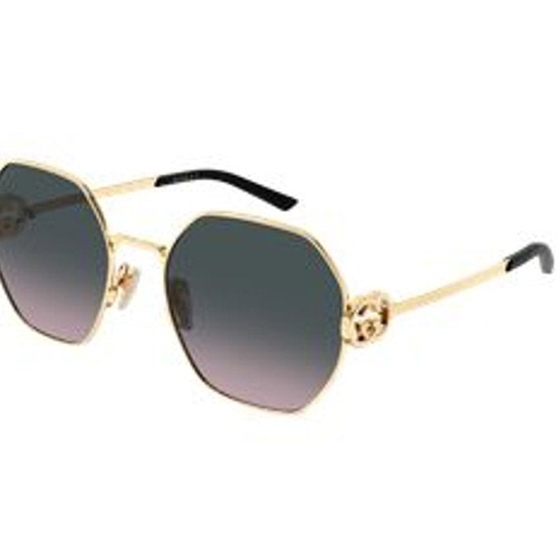 $600+ Retail Gucci Gold-Tone Sunglasses