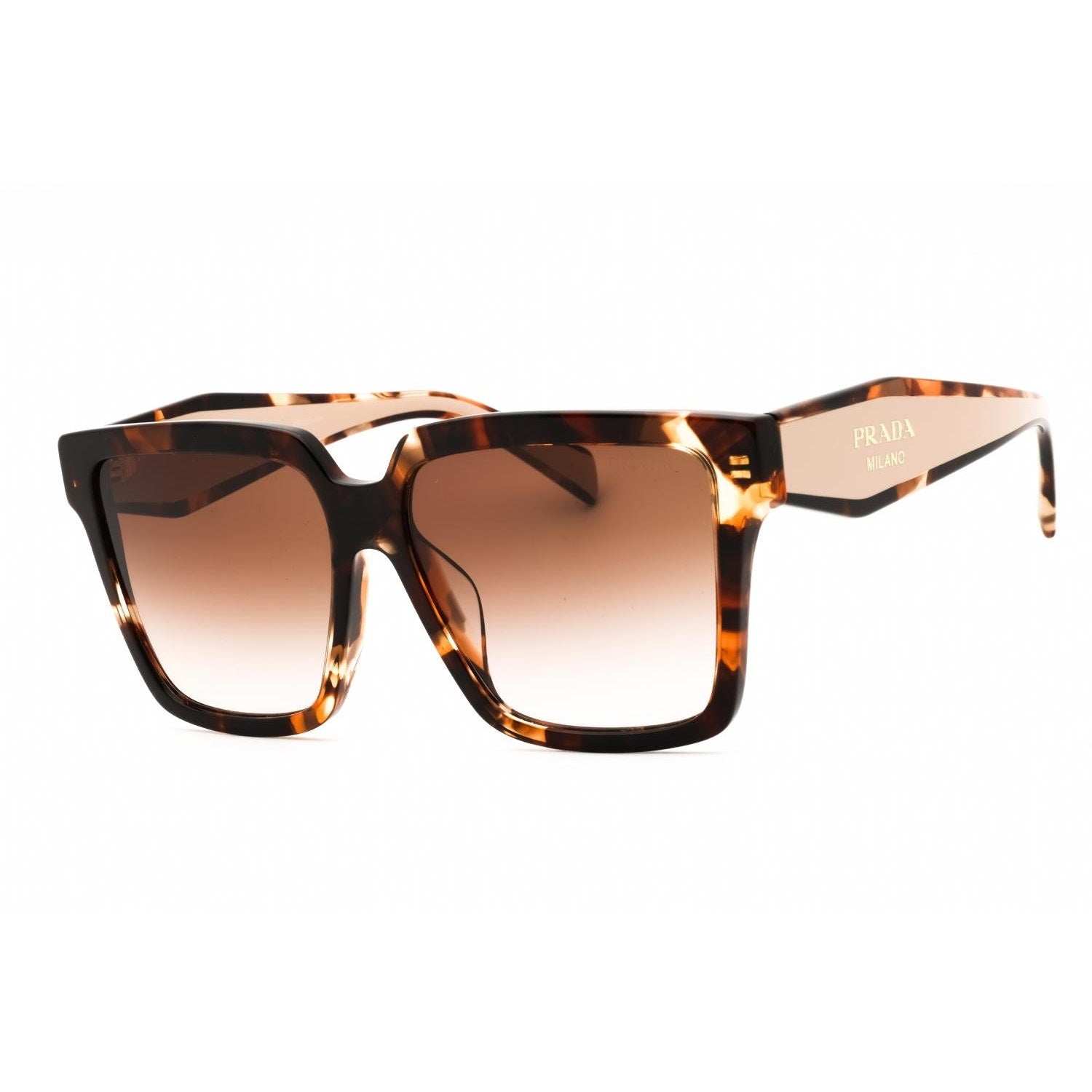Brandnew Prada Opaque Gradient Dark Brown Lenses Sunglasses