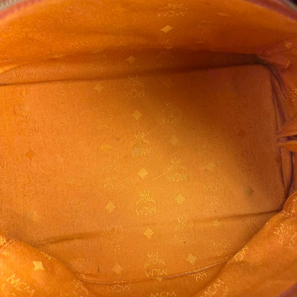 Authentic MCM Visetos Boston Bag