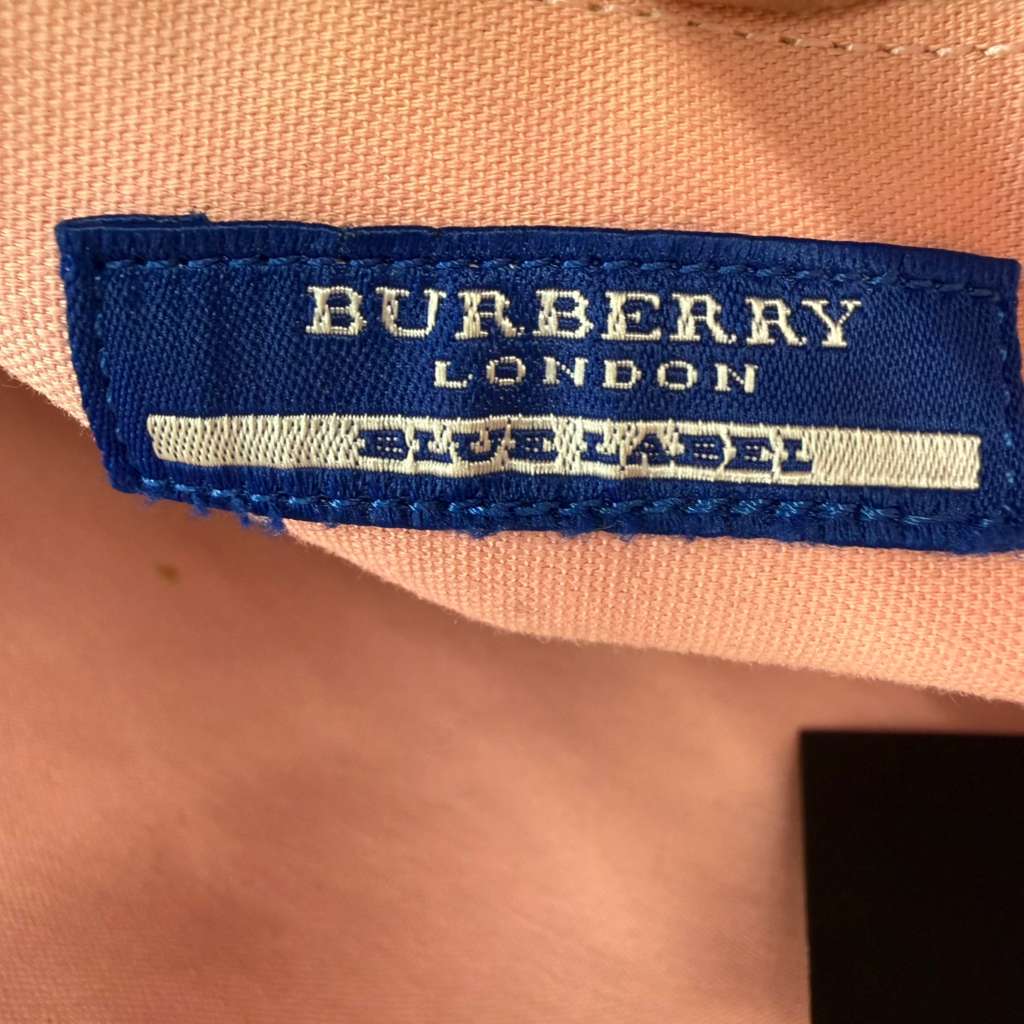 Authentic Burberry Blue Label Nova Check Canvas Shoulder Bag