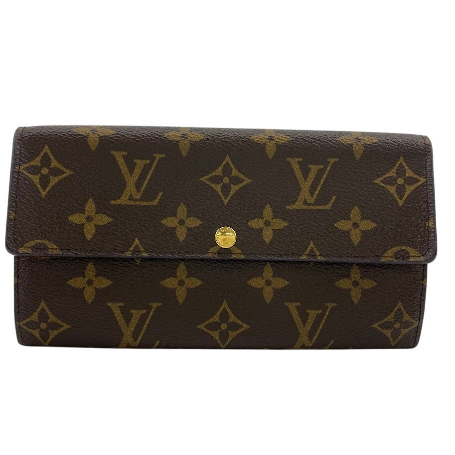 Authentic Louis Vuitton Monogram Portefeuille Sarah Long Wallet