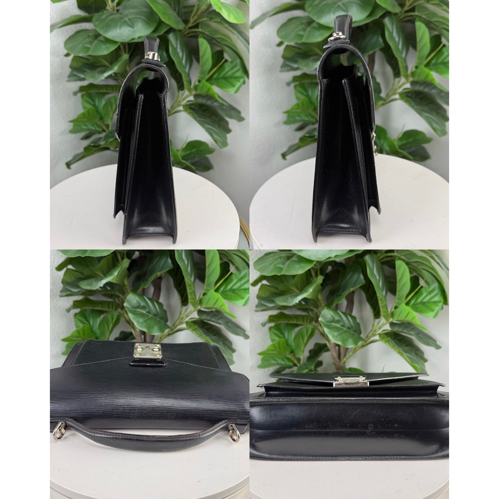 Louis Vuitton Epi Monceau Bag Black