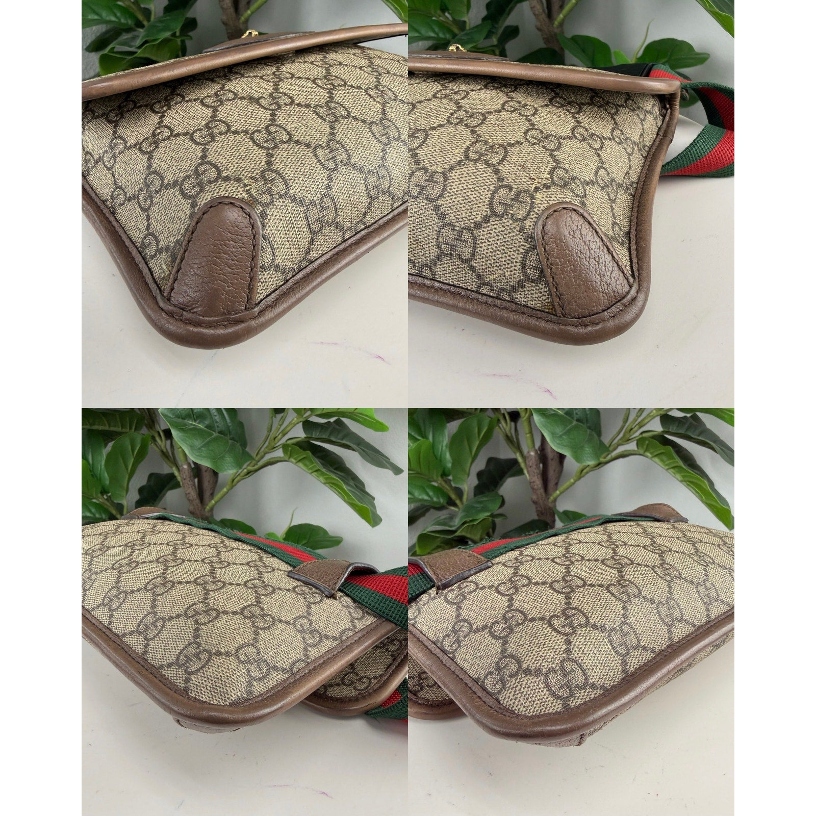 💎✨ Authentic Gucci GG Supreme Web Neo Vintage Belt Bag