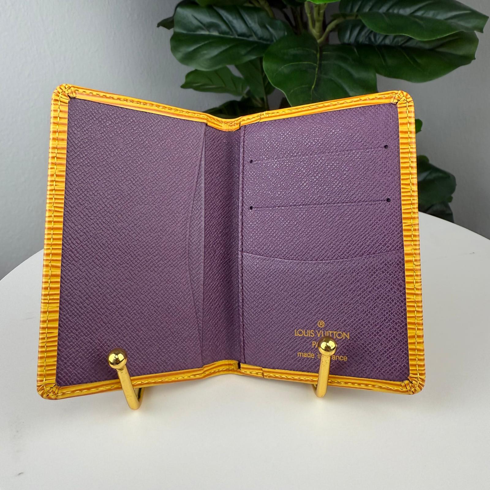 💎✨Authentic Louis Vuitton Epi Leather Tassili Yellow Wallet