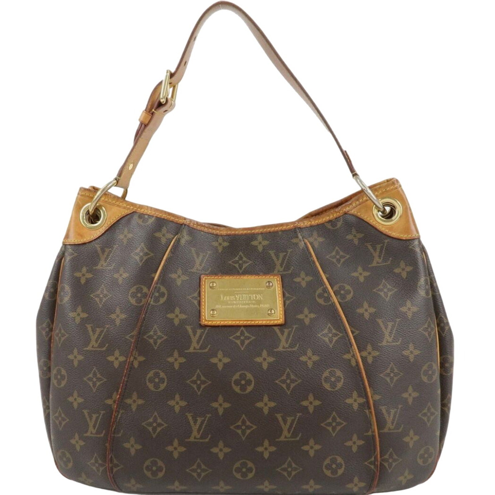 Authentic Louis Vuitton Monogram Galliera Shoulder Bag