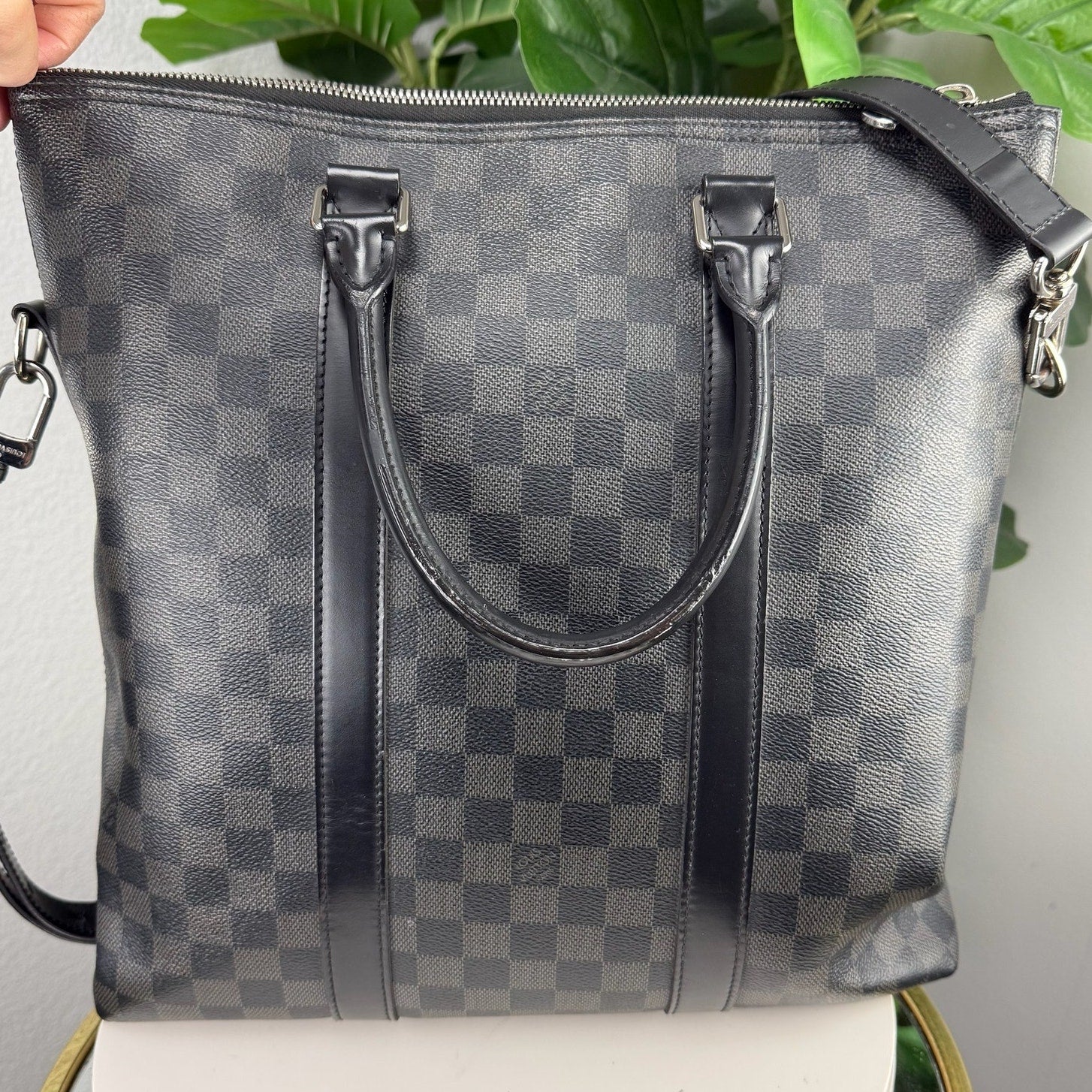 Louis Vuitton Damier Graphite Canvas Tadao Bag 2-way Men's Unisex