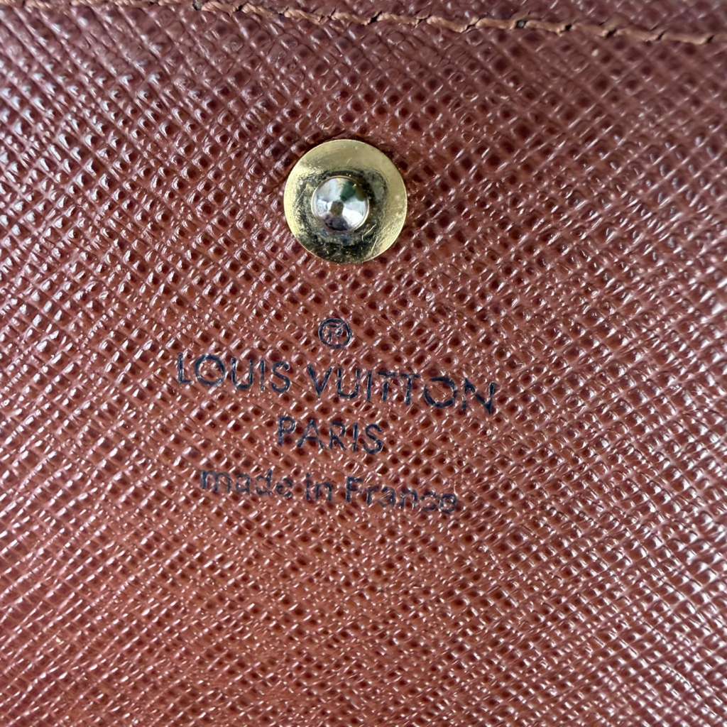 Authentic Louis Vuitton Monogram Porte-Monnaie Billets Tresor Bifold Wallet