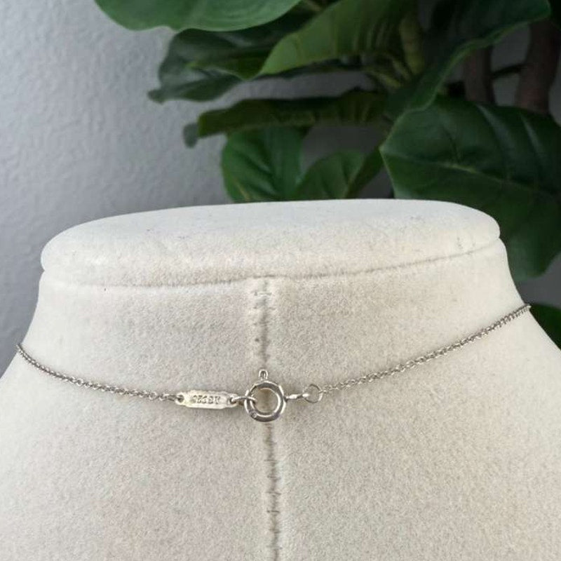 Authentic Tiffany & Co. Go Women Rose Motif Necklace