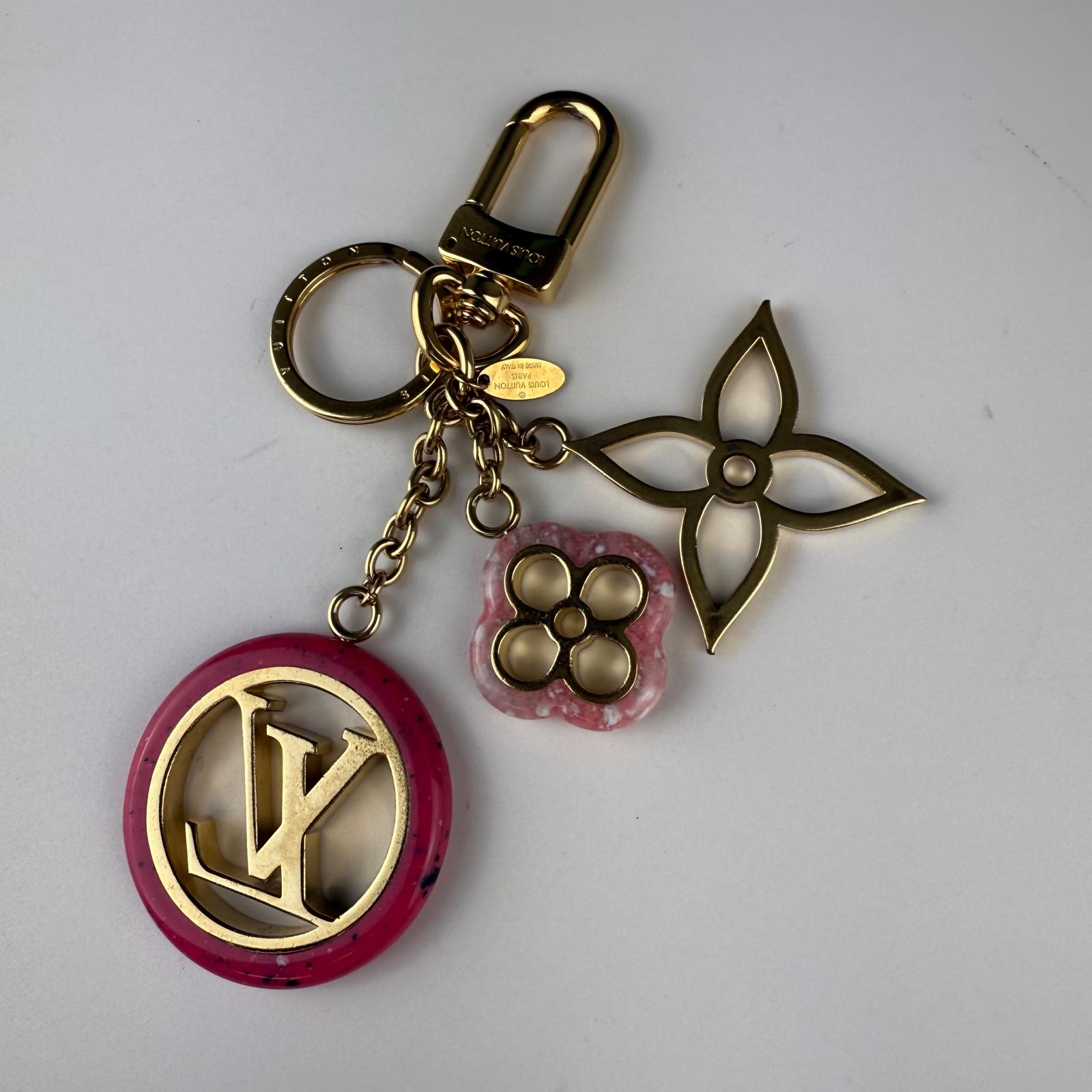 💎Authentic Louis Vuitton Colorline Bag Charm Key Holder