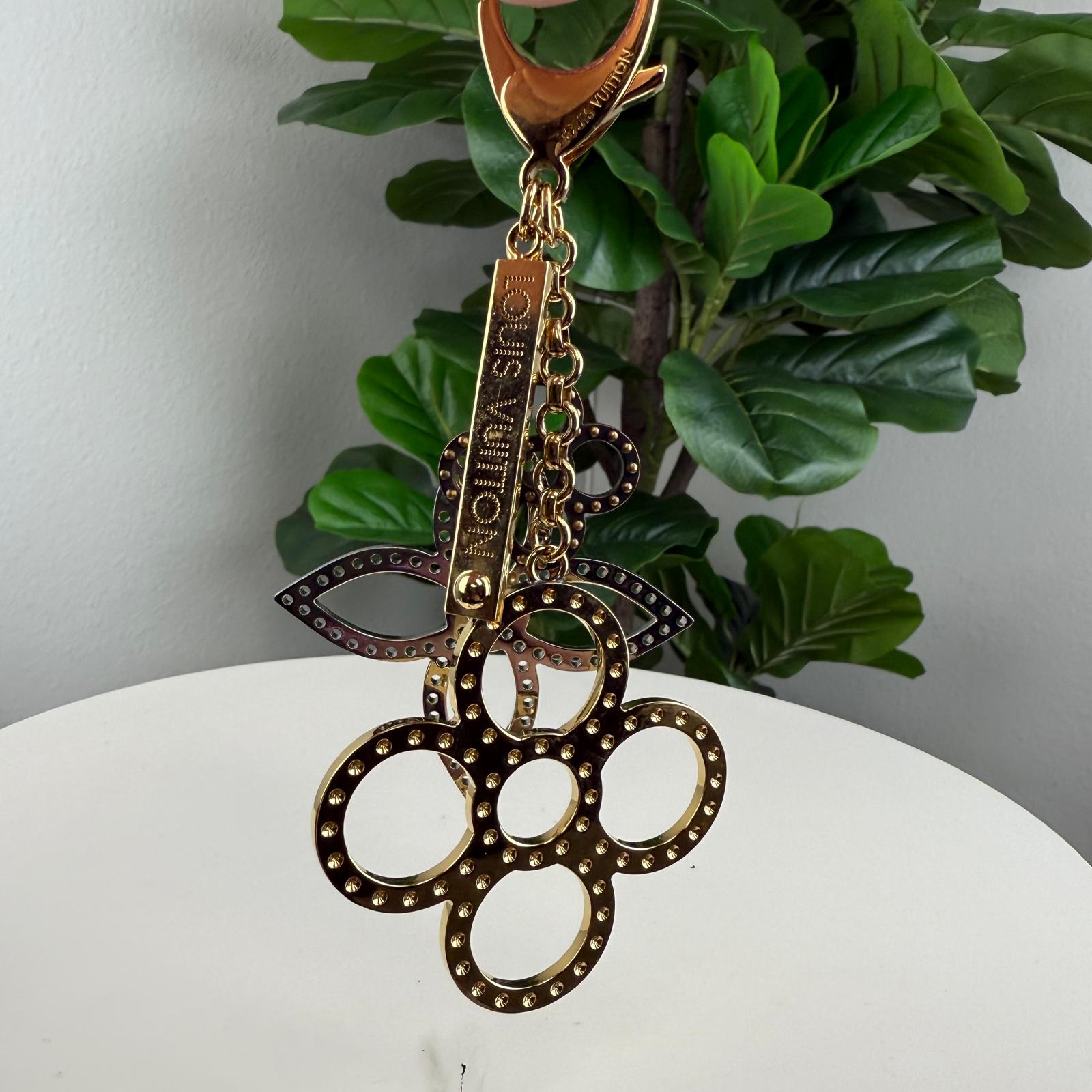 Authentic Louis Vuitton tapage bag Charm Gold