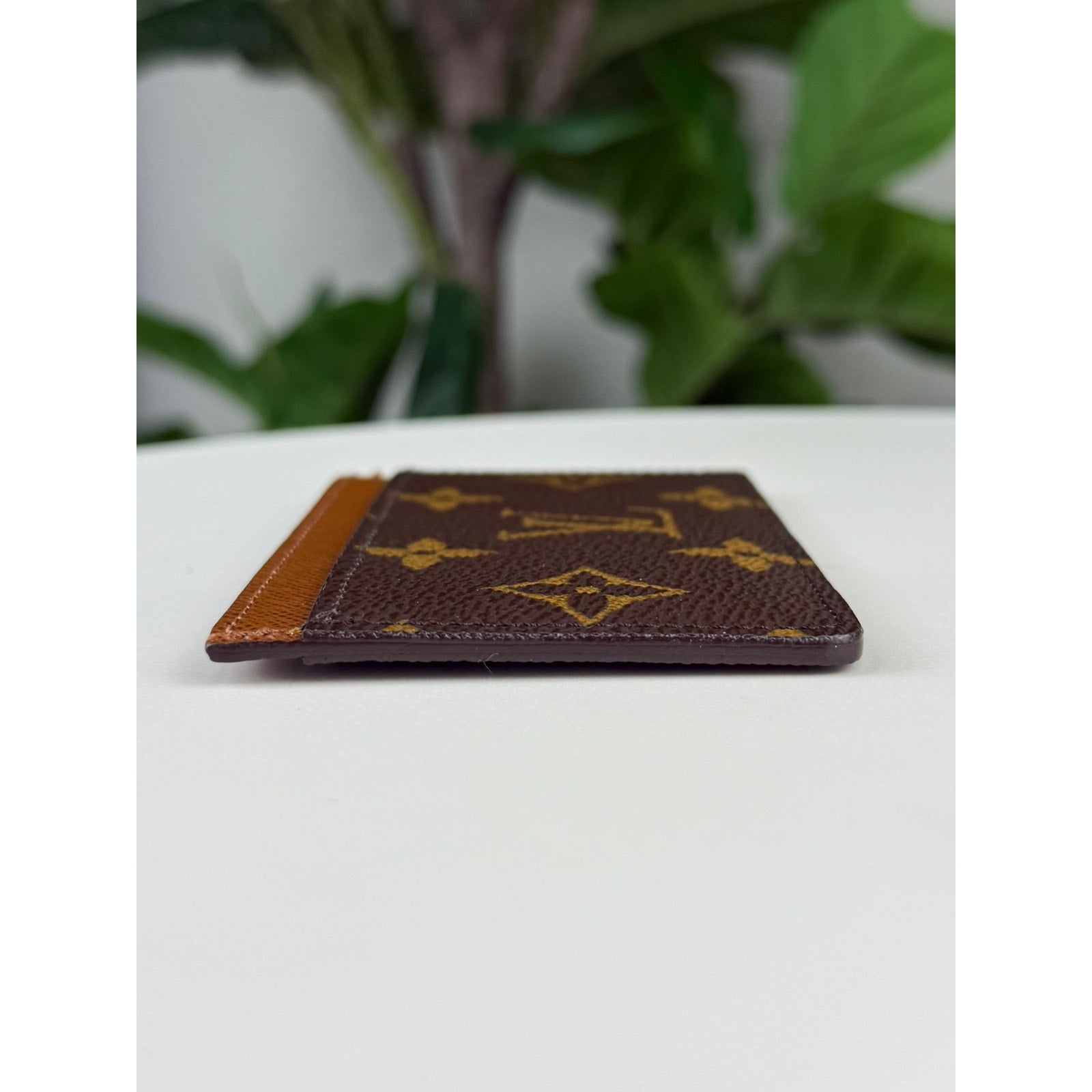 Authentic Louis Vuitton Monogram Porte Cartes Card Wallet