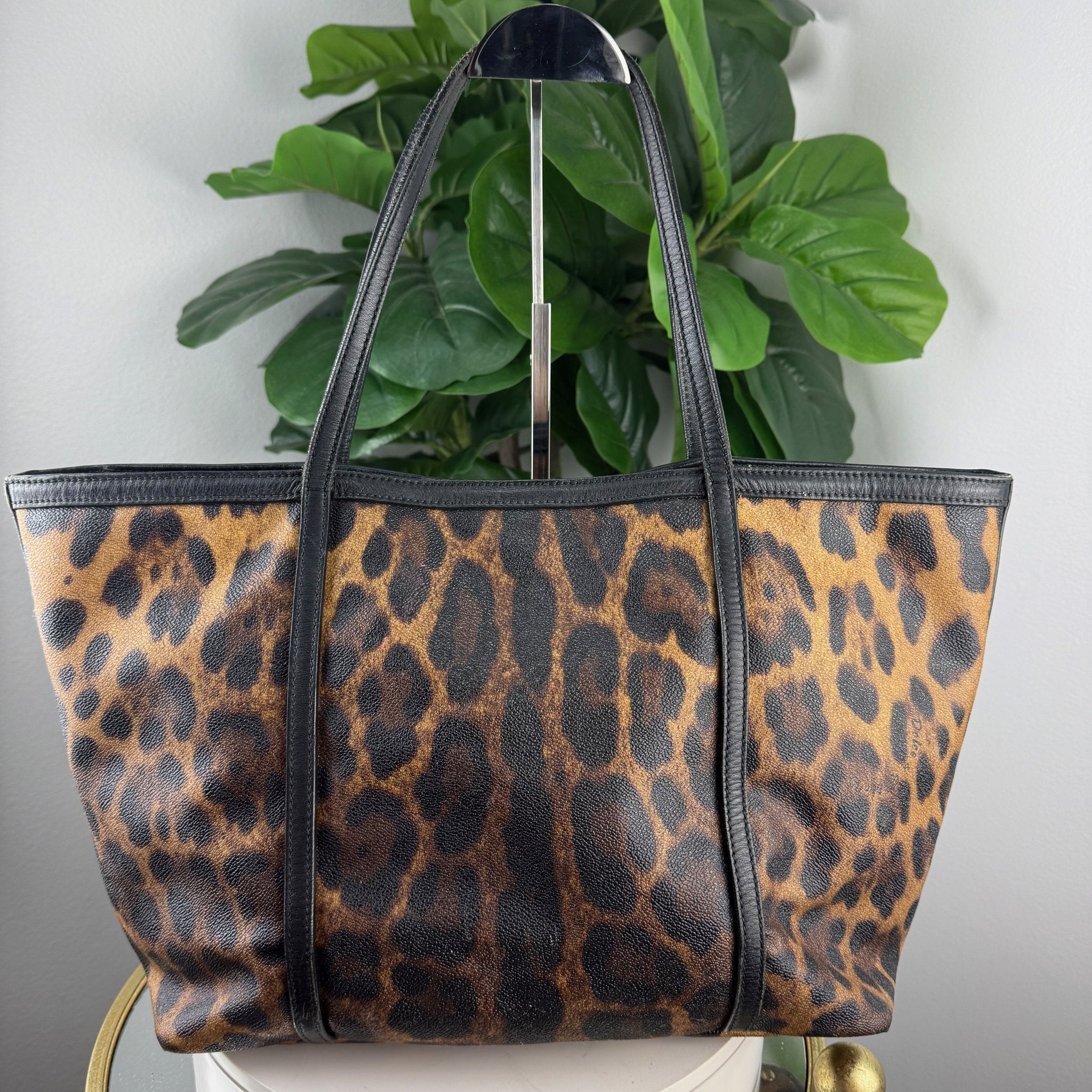 D&G leopard tote - back