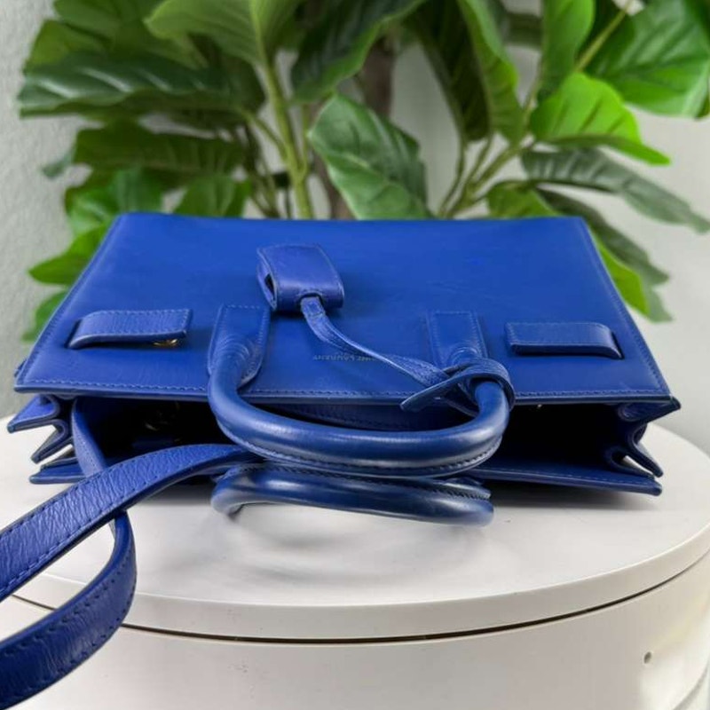 Authentic Saint Laurent Sac de Jour Nano Tote Bag