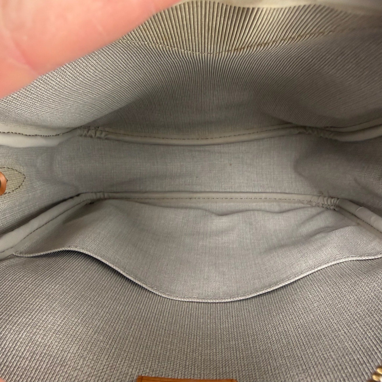 Goyard Coated Canvas Blue Hobo Zip Shoulder Bag Authentic Pre Owned