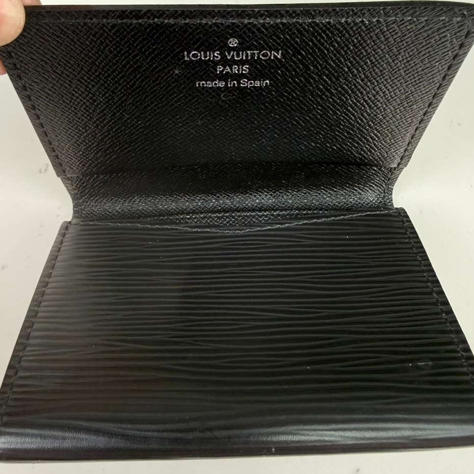 Authentic Louis Vuitton Epi Leather Black Wallet