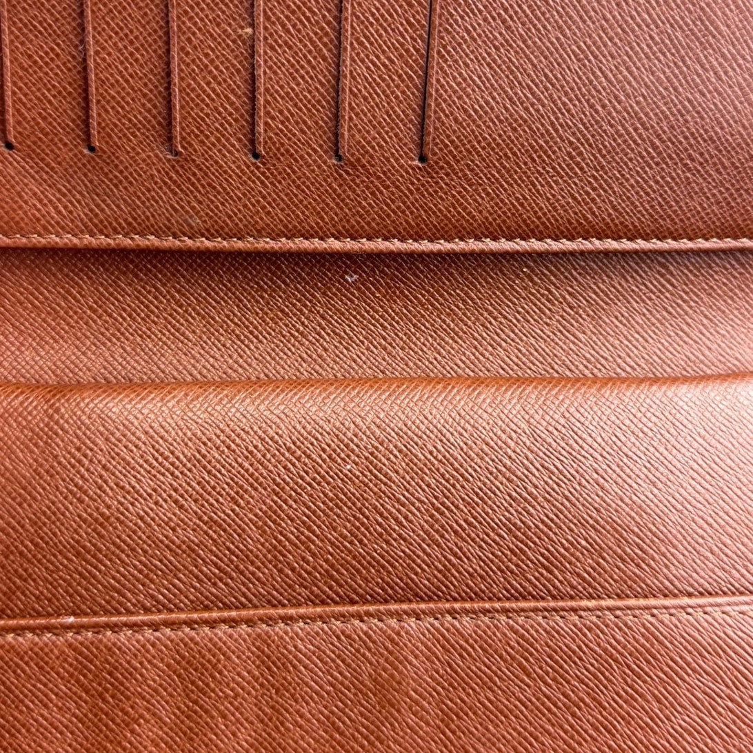 Authentic Louis Vuitton Porte Tresor Etui Chequier Wallet