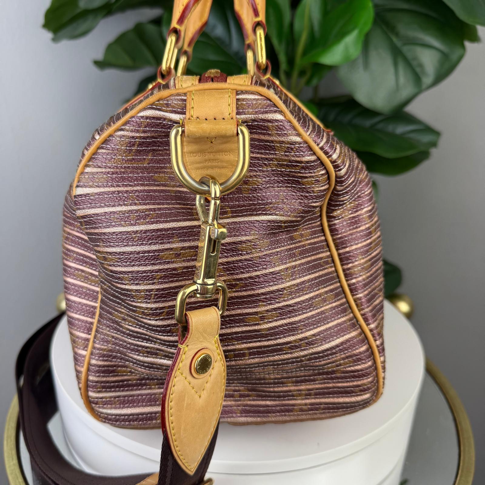 Authentic Louis Vuitton Limited Edition Monogram Eden Speedy 30 Bag