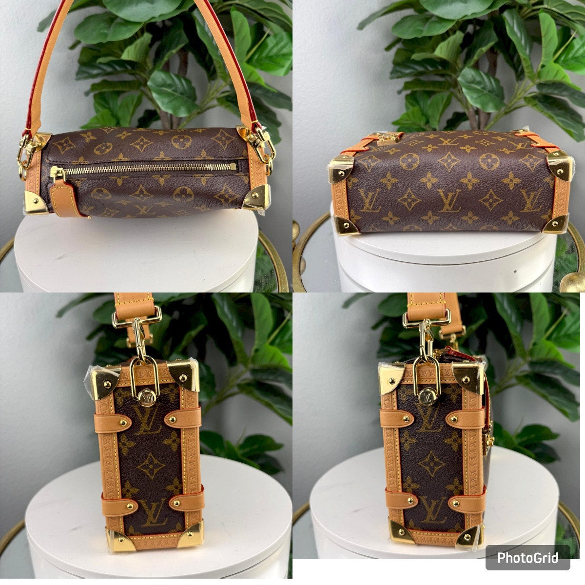 Authentic Louis Vuitton Monogram Side Trunk MM Bag