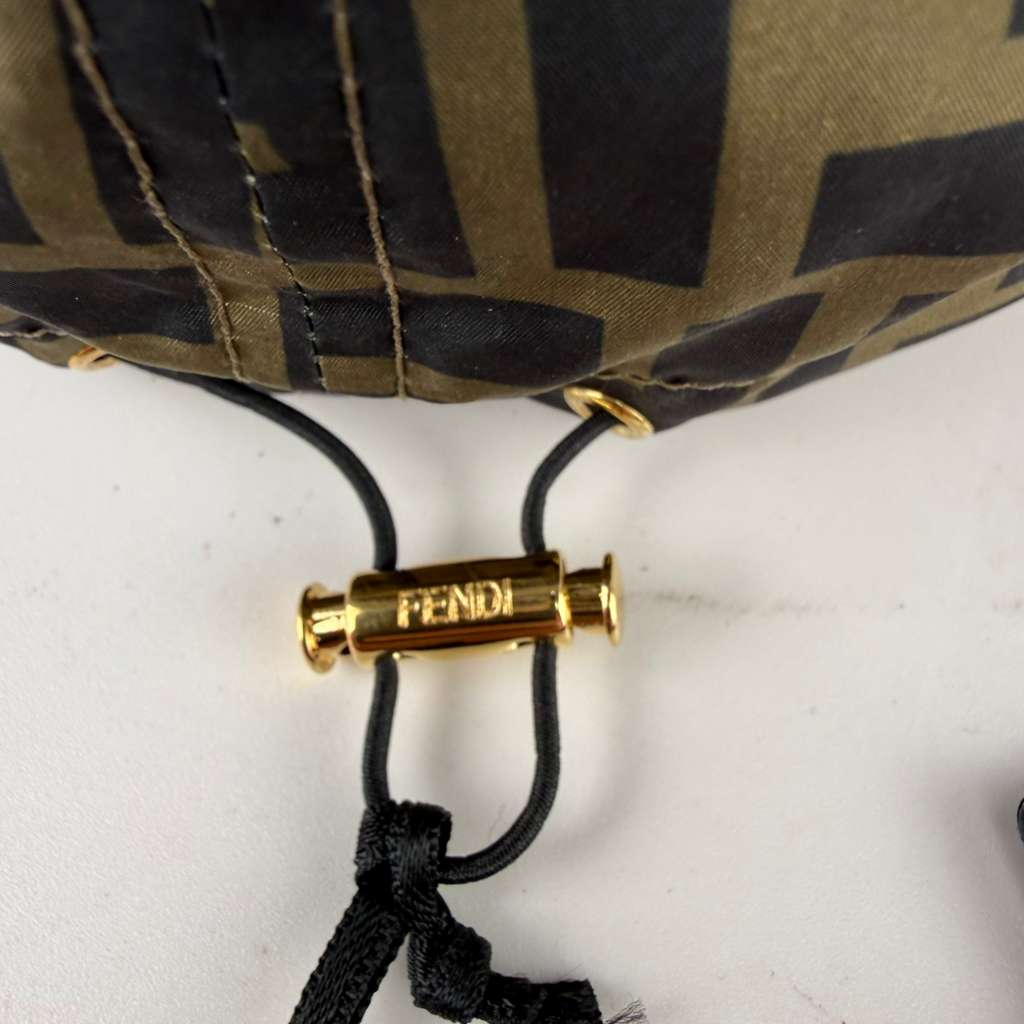 Authentic Fendi Cap Deep Brown Polyester