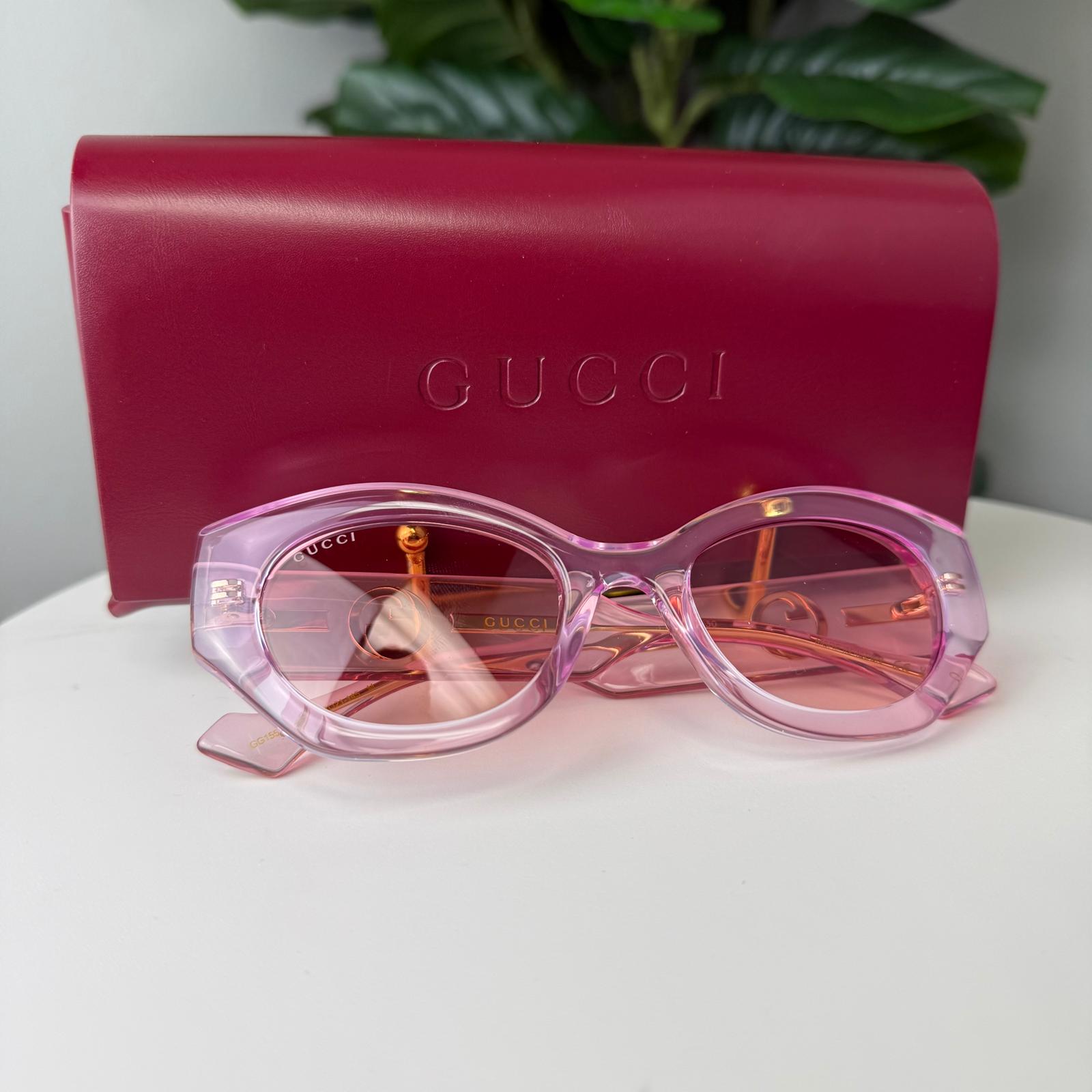 Gucci Eyewear Cat-Eye Sunglasses Pink