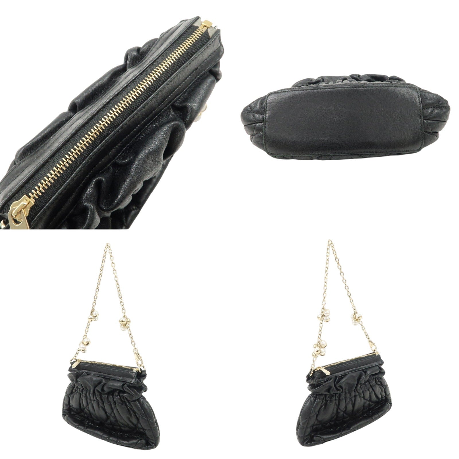 Authentic Christian Dior Chain Shoulder Bag