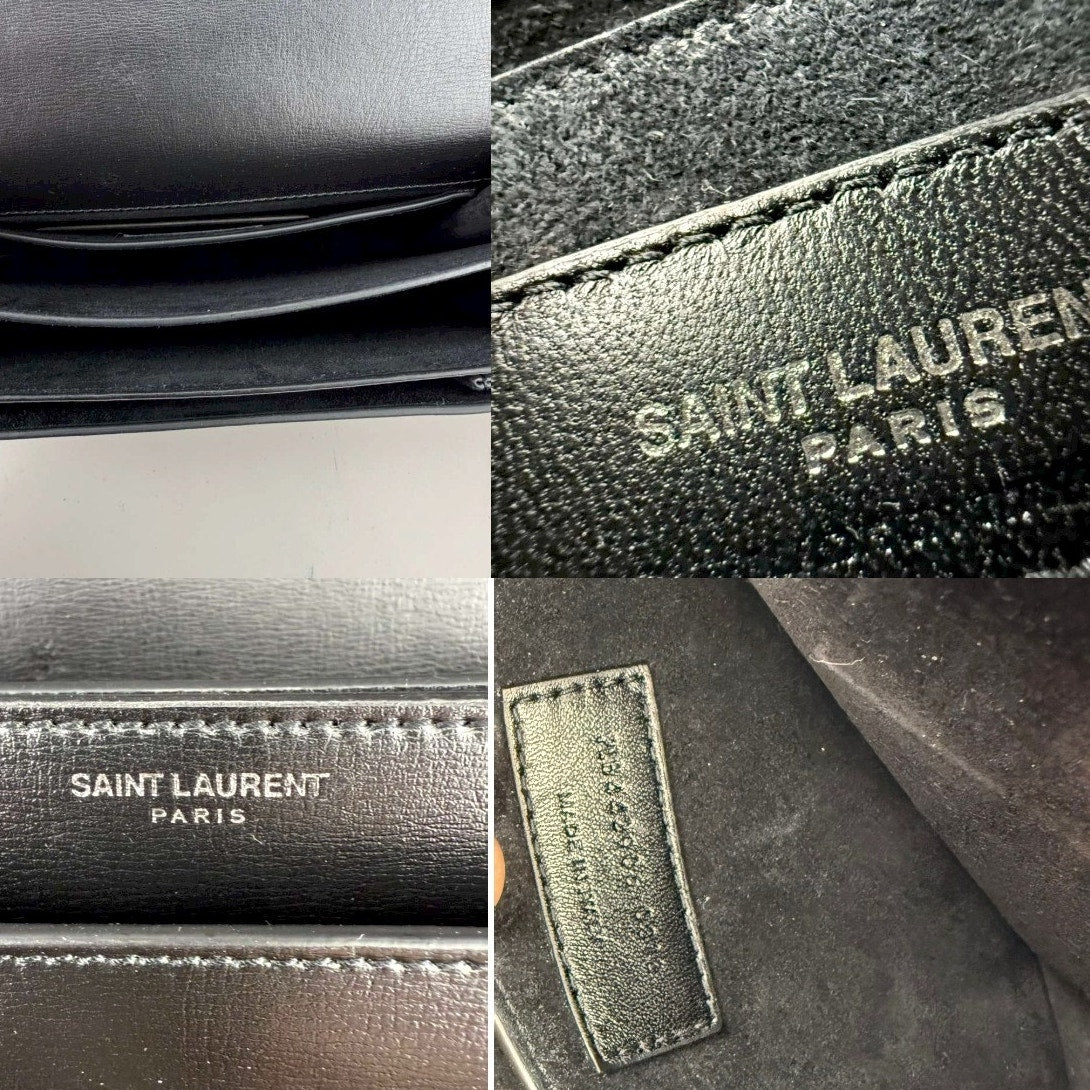 Authentic Saint Laurent Sunset Medium YSL Shoulder Bag