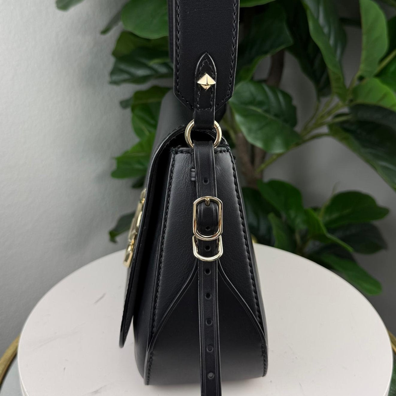 Authentic Jimmy Choo Varenne Leather Crossbody Bag