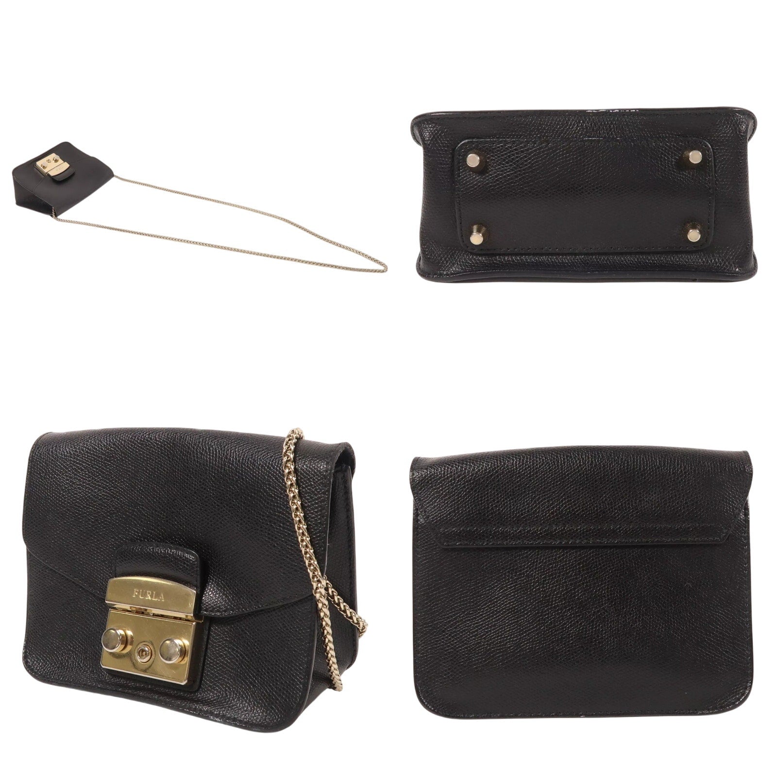 Authentic Furla Chain Shoulder Bag