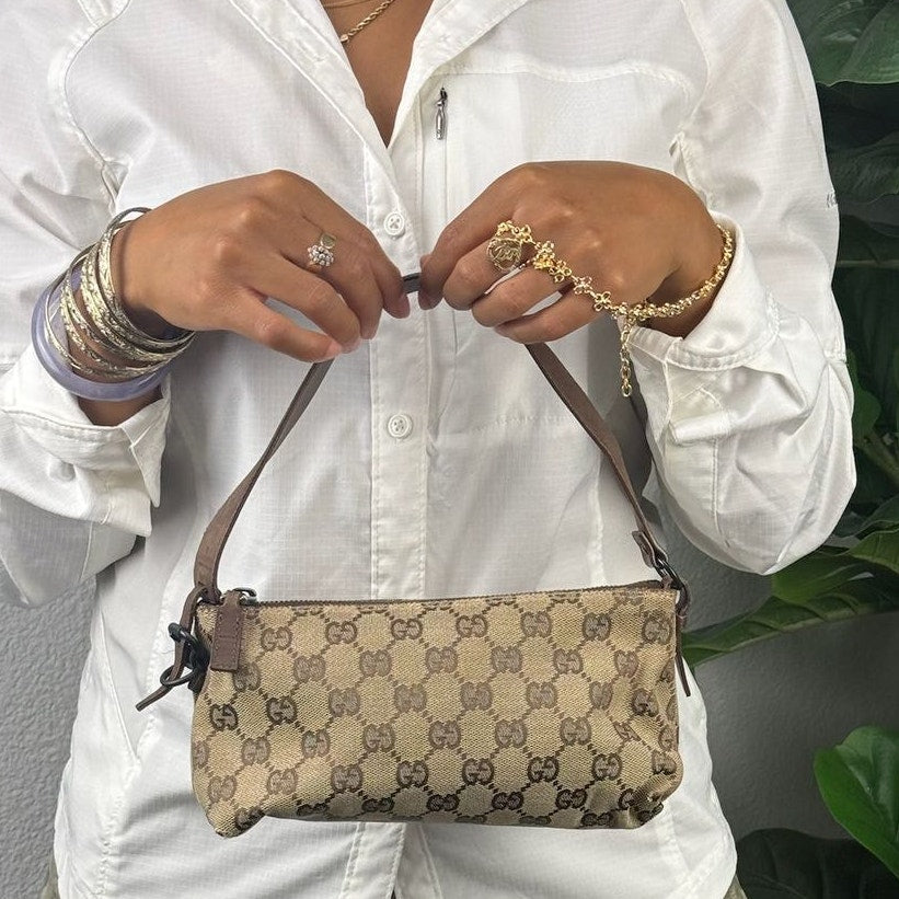 Gucci Pochette Handbag Beige