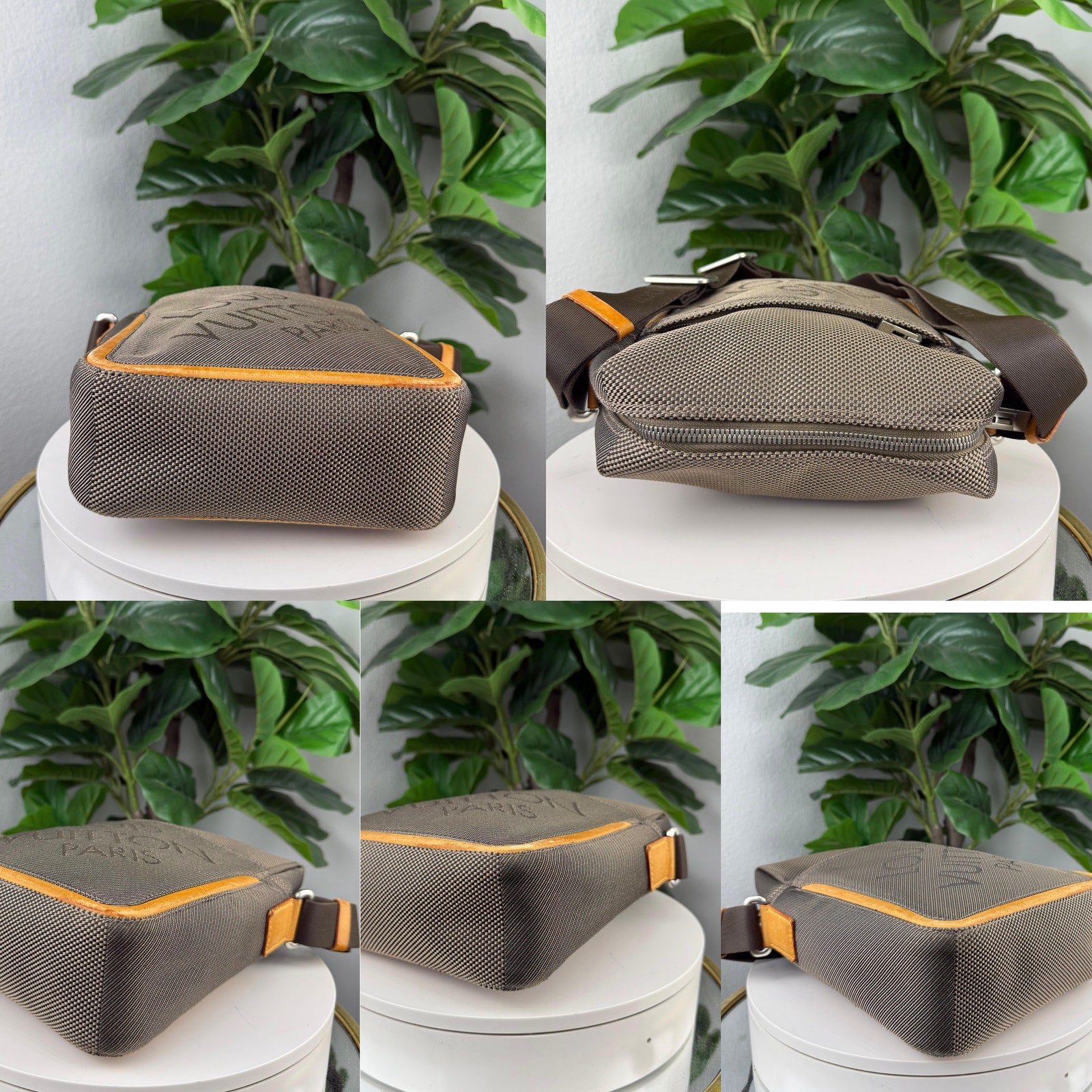 Authentic Louis Vuitton Damier Grant Citadin Messenger Bag