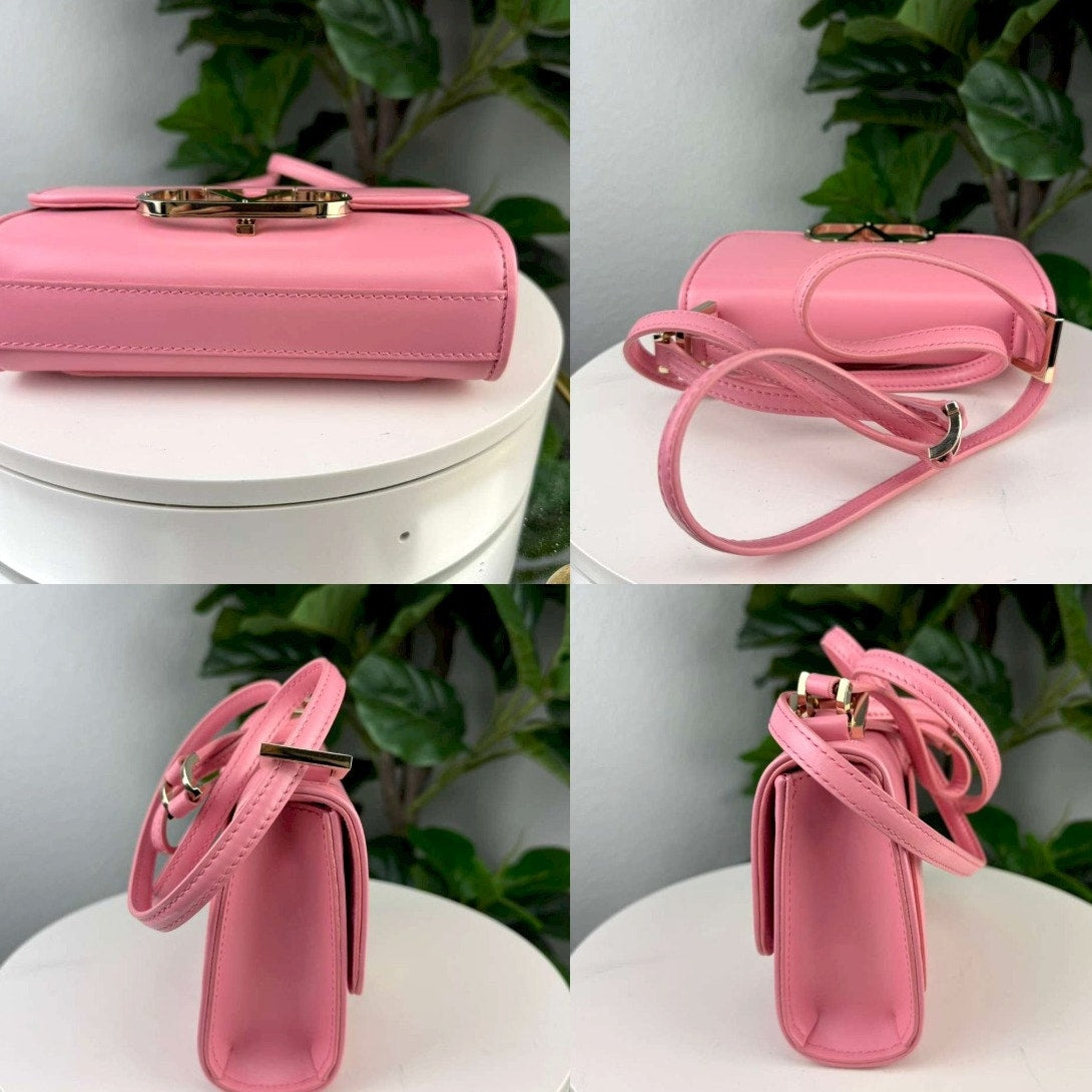 Authentic Valentino Garavani Small VLogo Crossbody Bag