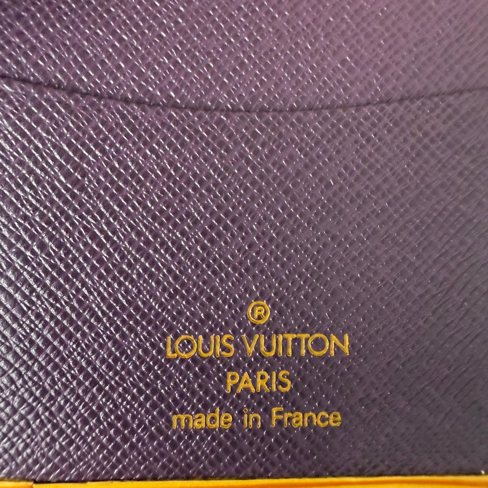 💎Authentic Louis Vuitton Epi Leather Tassili Yellow Wallet