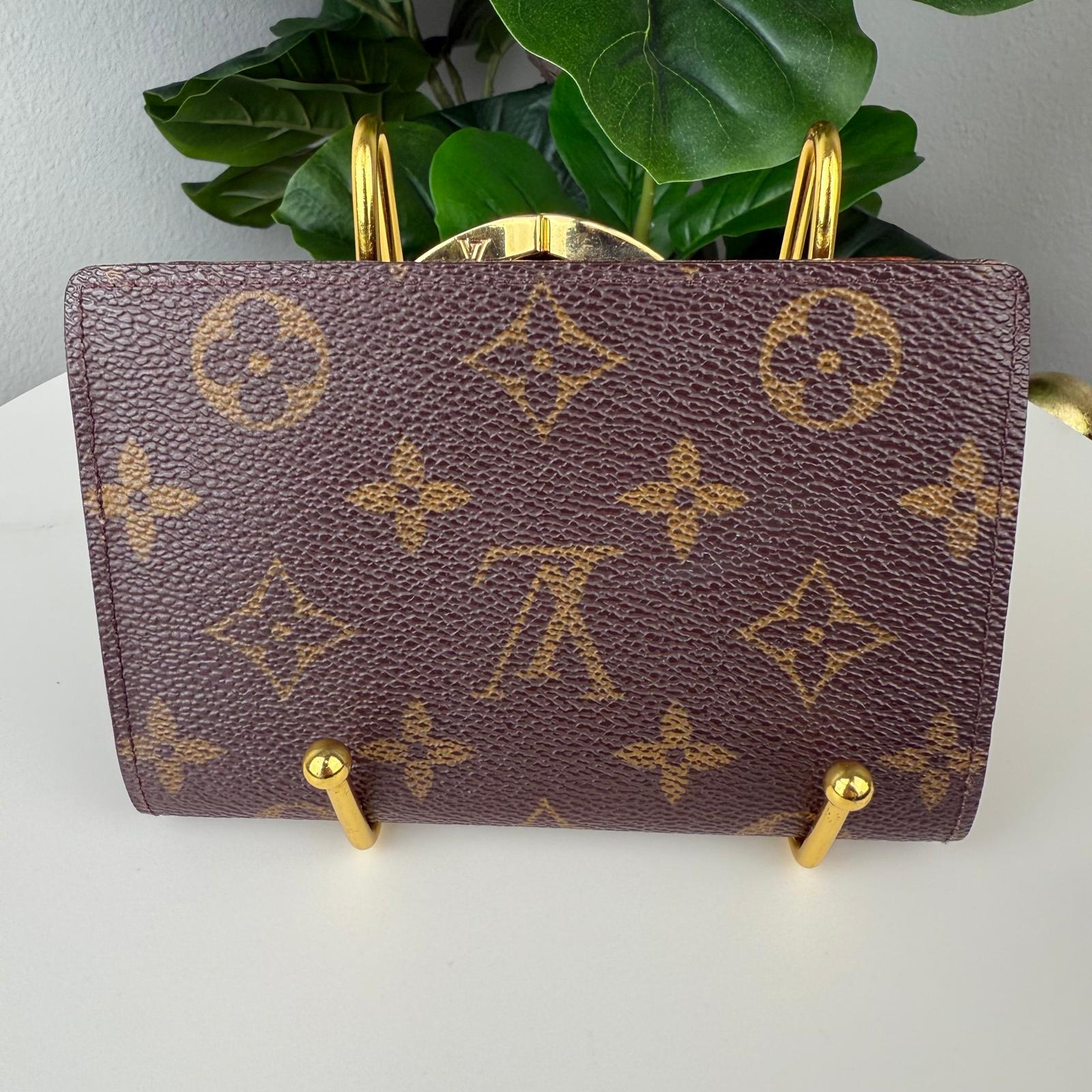 Authentic Louis Vuitton Monogram Porte Monnaie Wallet