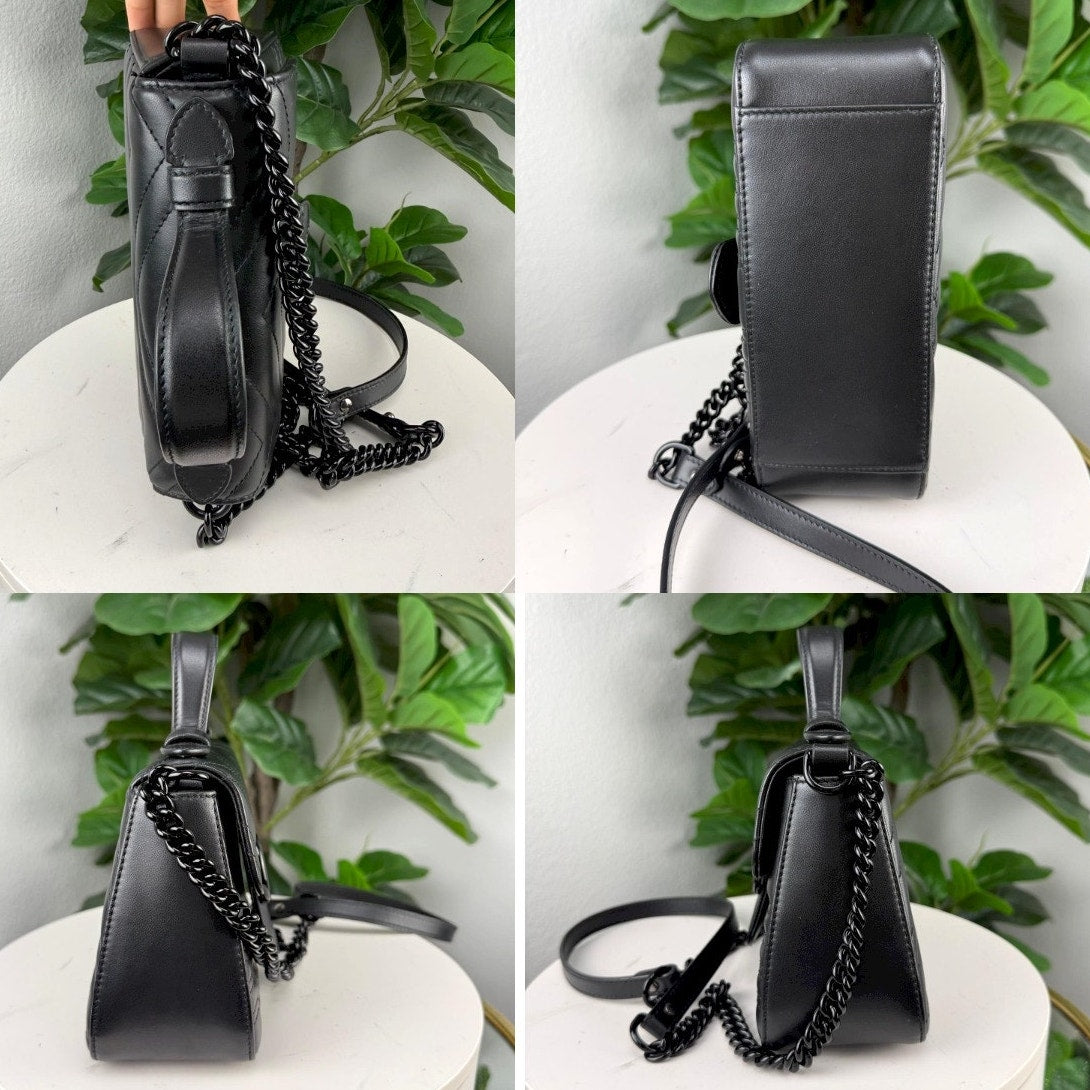 Authentic Gucci GG Marmont Top Handle Shoulder Bag