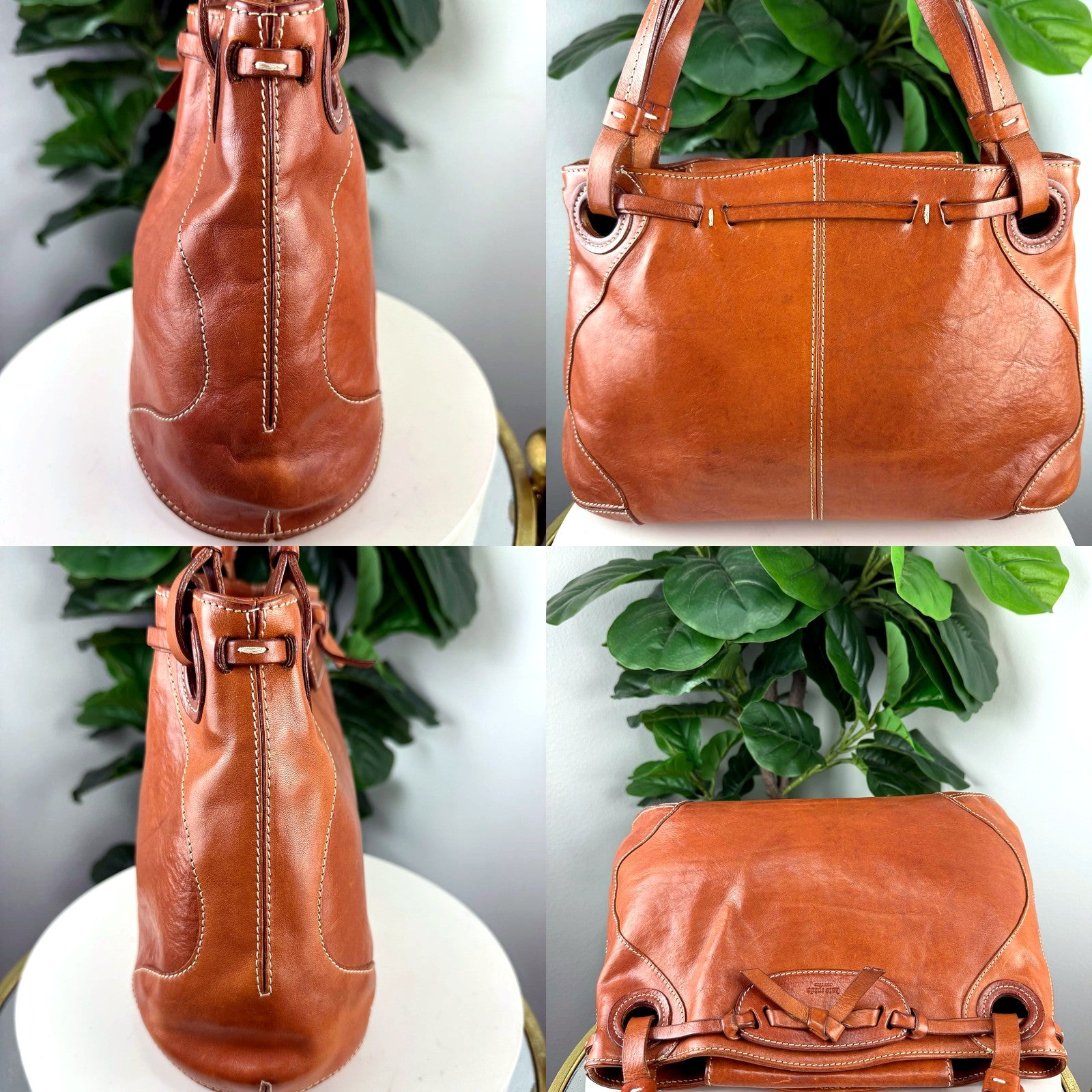 Kate Spade satchel construction and hardware detail