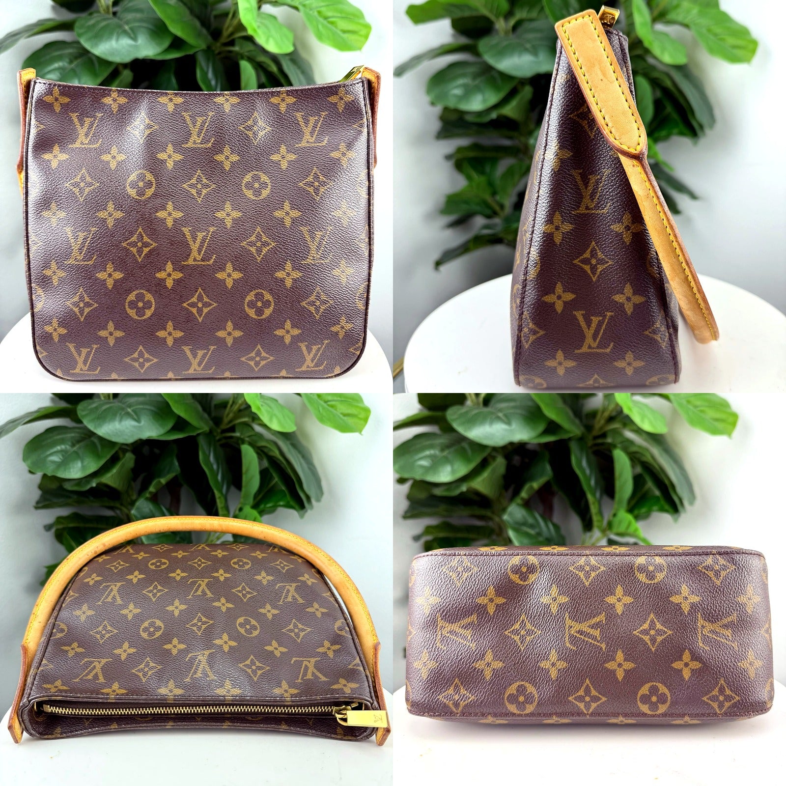 Authentic Louis Vuitton Looping MM detail views 1
