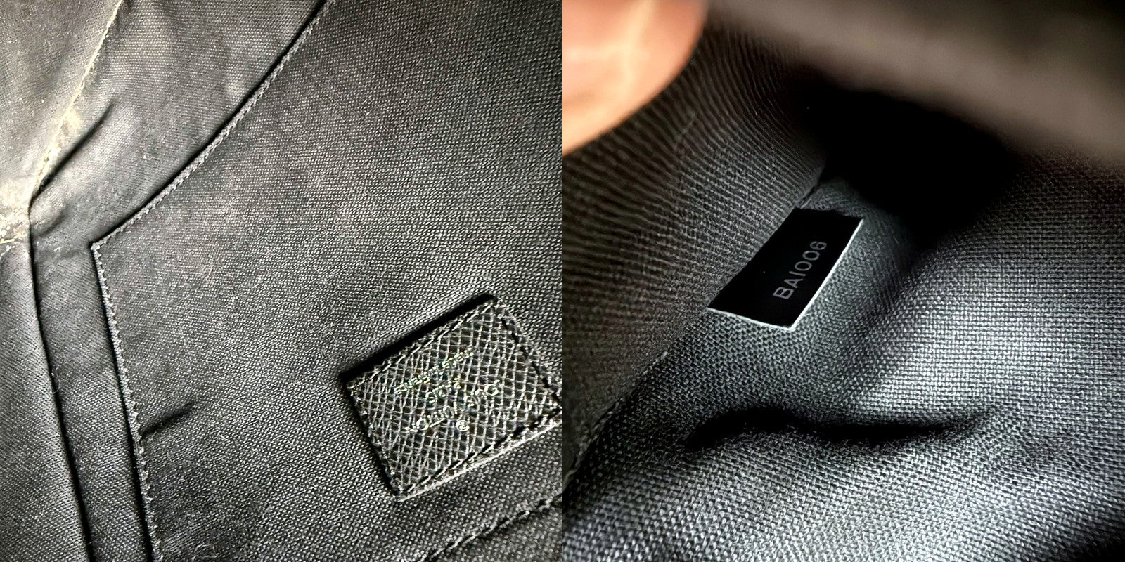 Louis Vuitton Paris stamp and interior date code tab